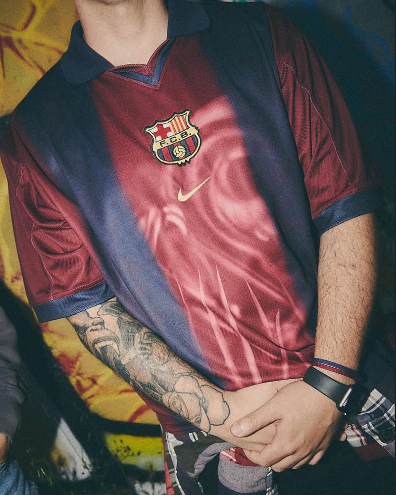 BARCELONA X CACTUSJACK SKELETON 2000/01 OVERSIZED JERSEY