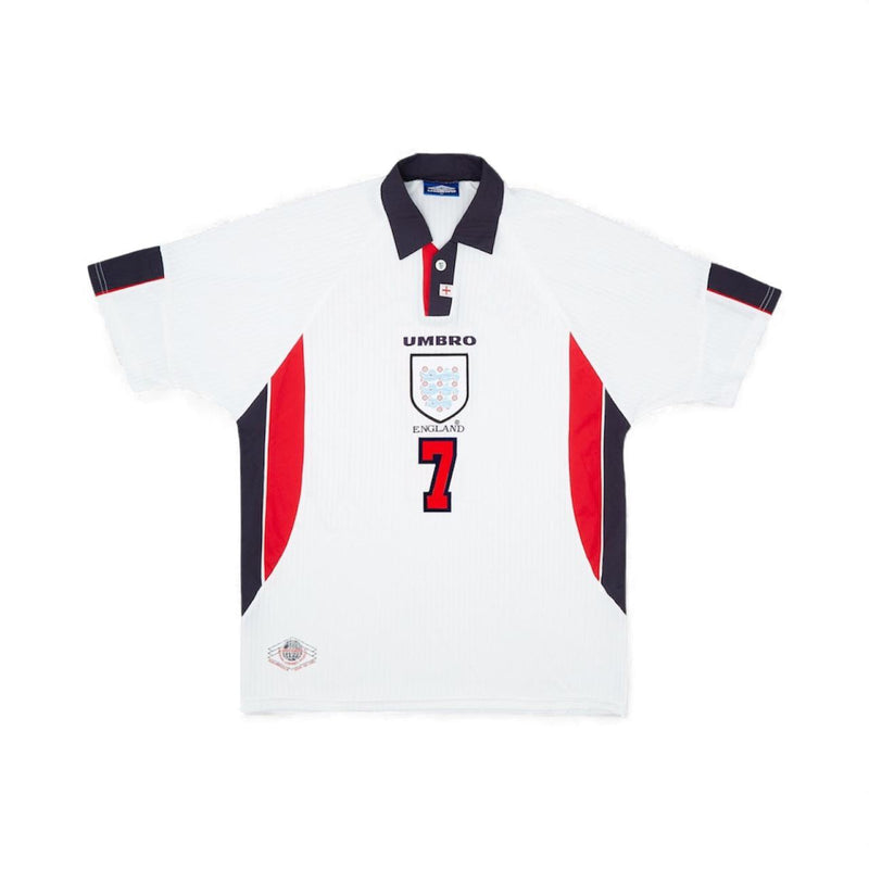 England 1997/99 Home jersey beckham 7