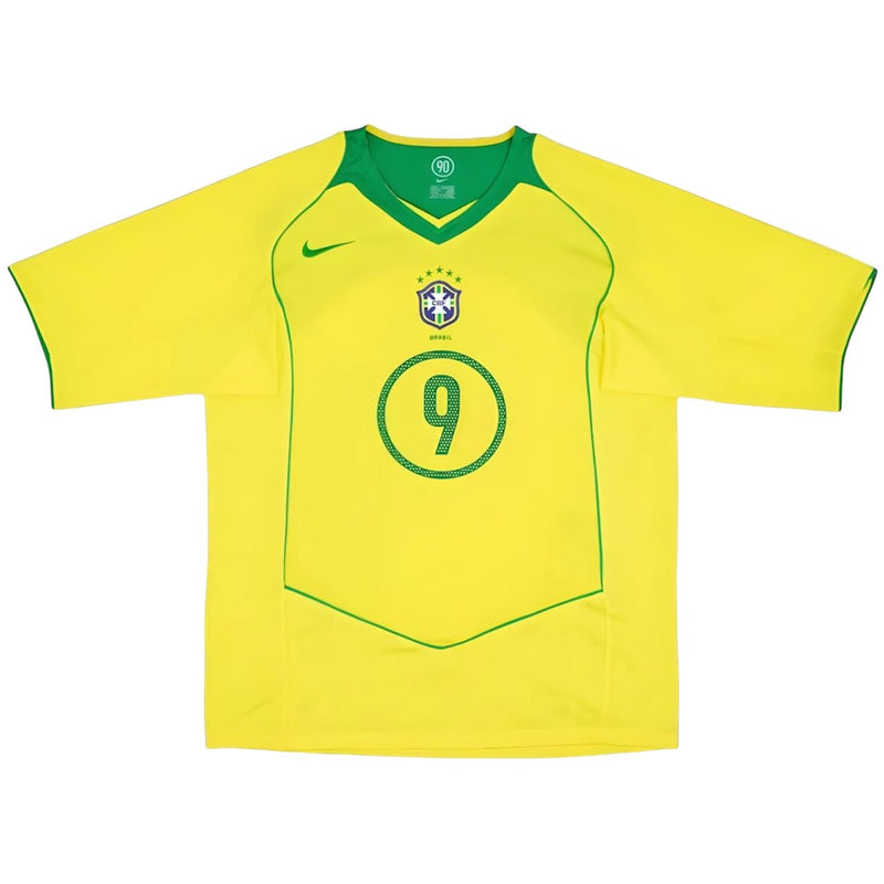 Brazil home 2004/06 jersey (Ronaldo 9)
